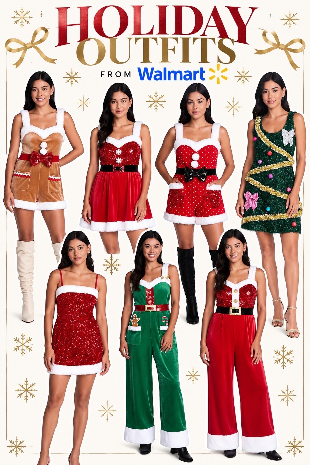 Fun holiday outfits from Walmart!