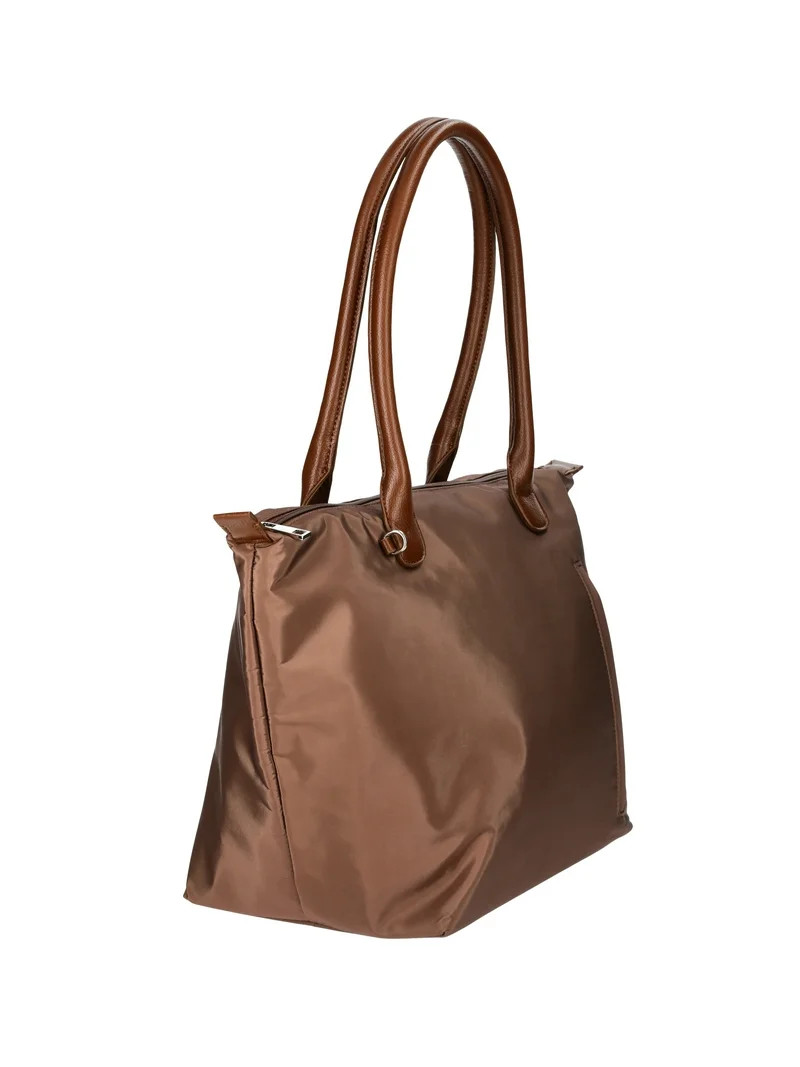 No Boundaries Women's Tote Bag, Chocolate | Walmart (US)