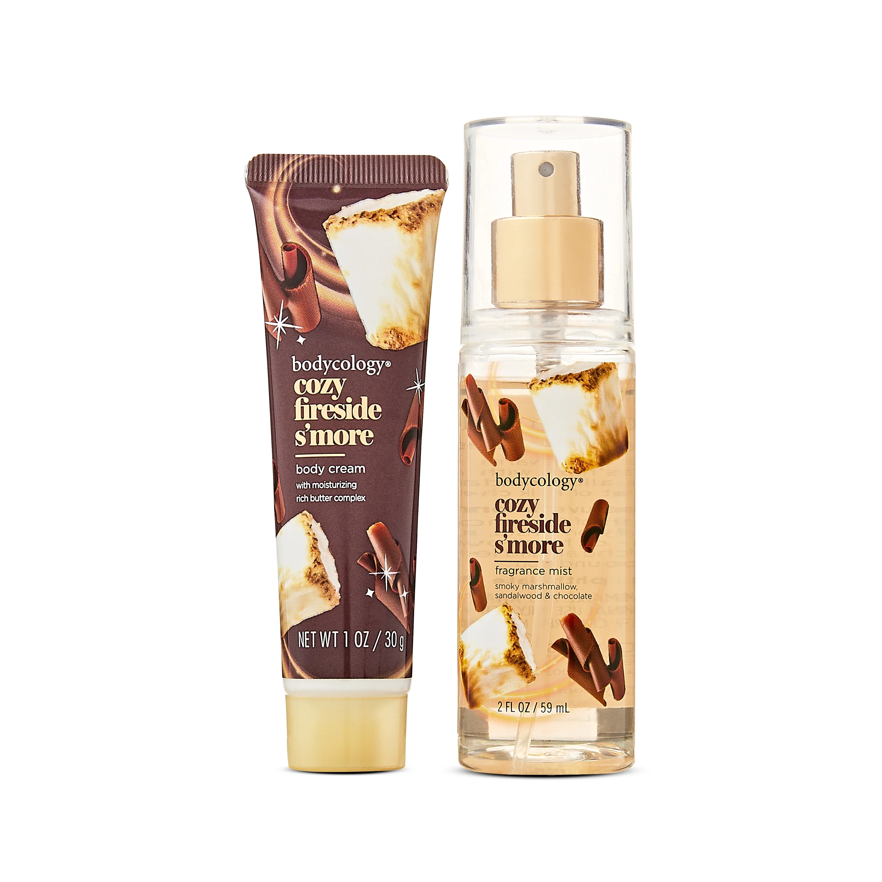 Bodycology Cozy Fireside S’more Stocking Stuffer Duo, 2 Pieces | Walmart (US)