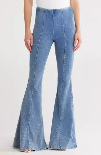 Good American Sculpt Extreme Flare Jeans in I595 at Nordstrom Rack, Size Small | Nordstrom Rack