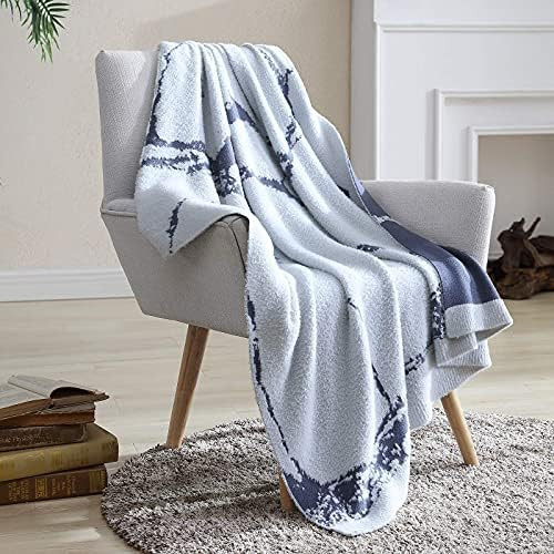 Snuggle Sac Textured Throw Super Soft Lightweight & Warm Knitted Blanket 50"x60" for Bed Sofa Cou... | Amazon (US)