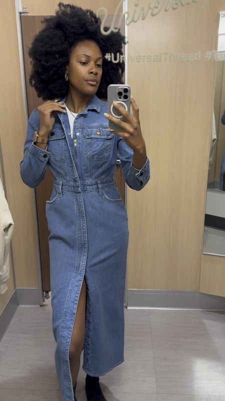 This denim dress is a true win at target. You will have to search in store for this color but the black one is still online and worth every penny! I’ve also linked the Madewell version of this too 

#LTKxMadewell #LTKVideo