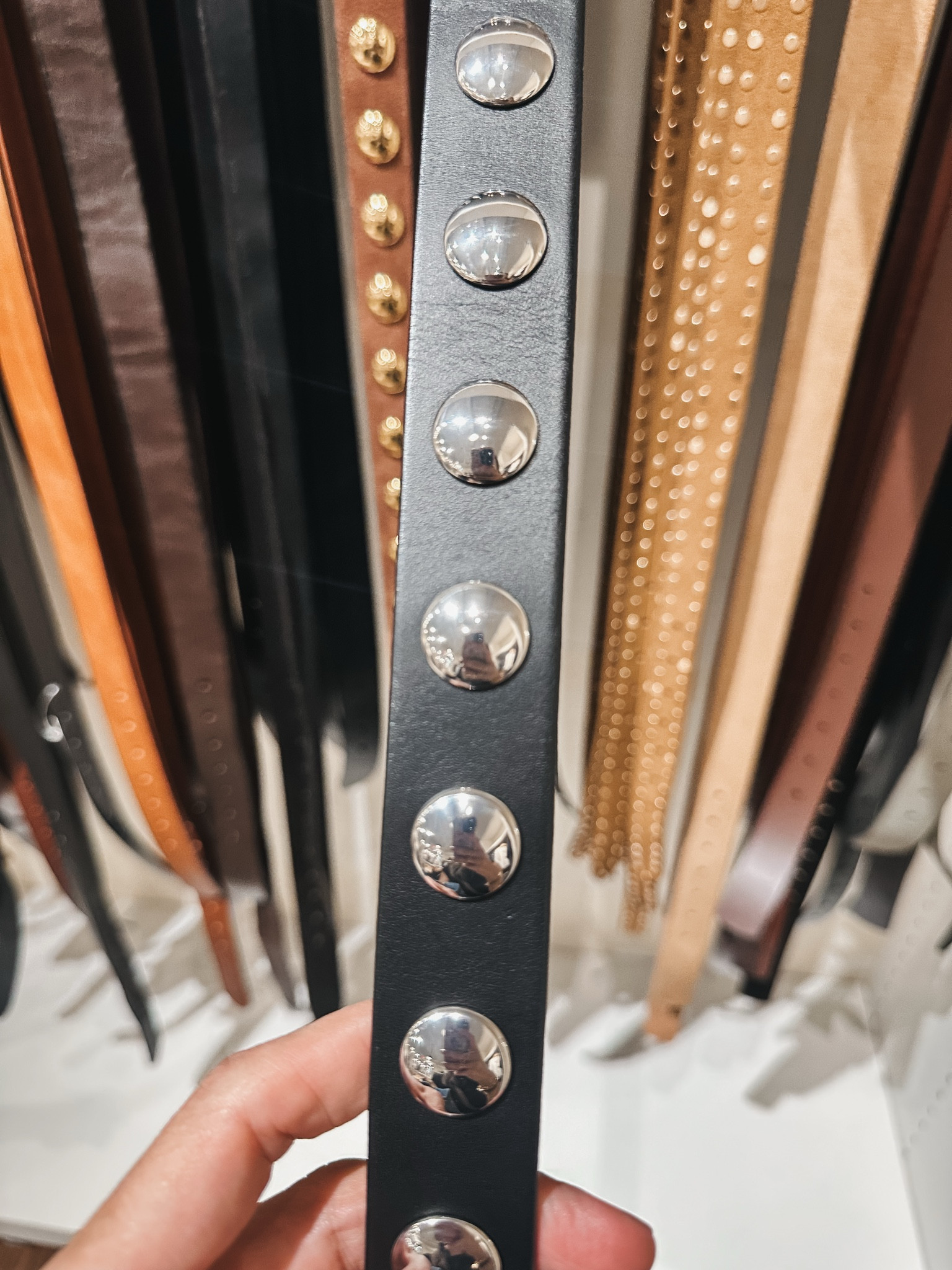 Loving the studded belt trend. This one was really nice! 

#LTKOver40 #LTKFindsUnder100 #LTKStyleTip