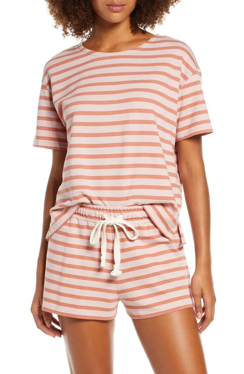 Short Sleeve Pajama Sweatshirt | Nordstrom