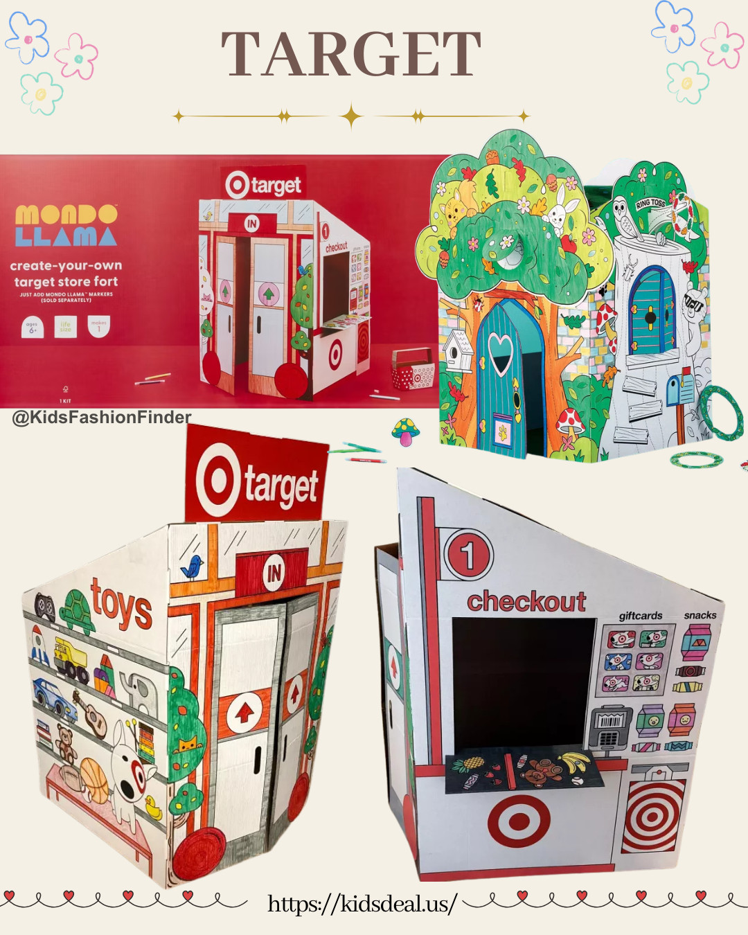 🎨🏠 Target Exclusive DIY Playhouse Kit!

Kids can build their own Target store 🛒 or treehouse 🌳 with easy step-by-step cardboard pieces ✨
Then decorate it with their favorite colors and make it totally unique 🎨💛

Perfect for pretend play, reading nooks, rainy days & summer indoor fun ☀️🌧️
Even more fun with siblings or friends working together 🙌

Recommended for ages 6+ 🥰

#TargetFinds #KidsActivities #DIYPlayhouse #PretendPlay #SummerFun #RainyDayActivities #CreativeKids #MomFinds #IndoorActivities #KidsCrafts 🏠💛

#LTKdayinmylife #LTKHome #LTKKids