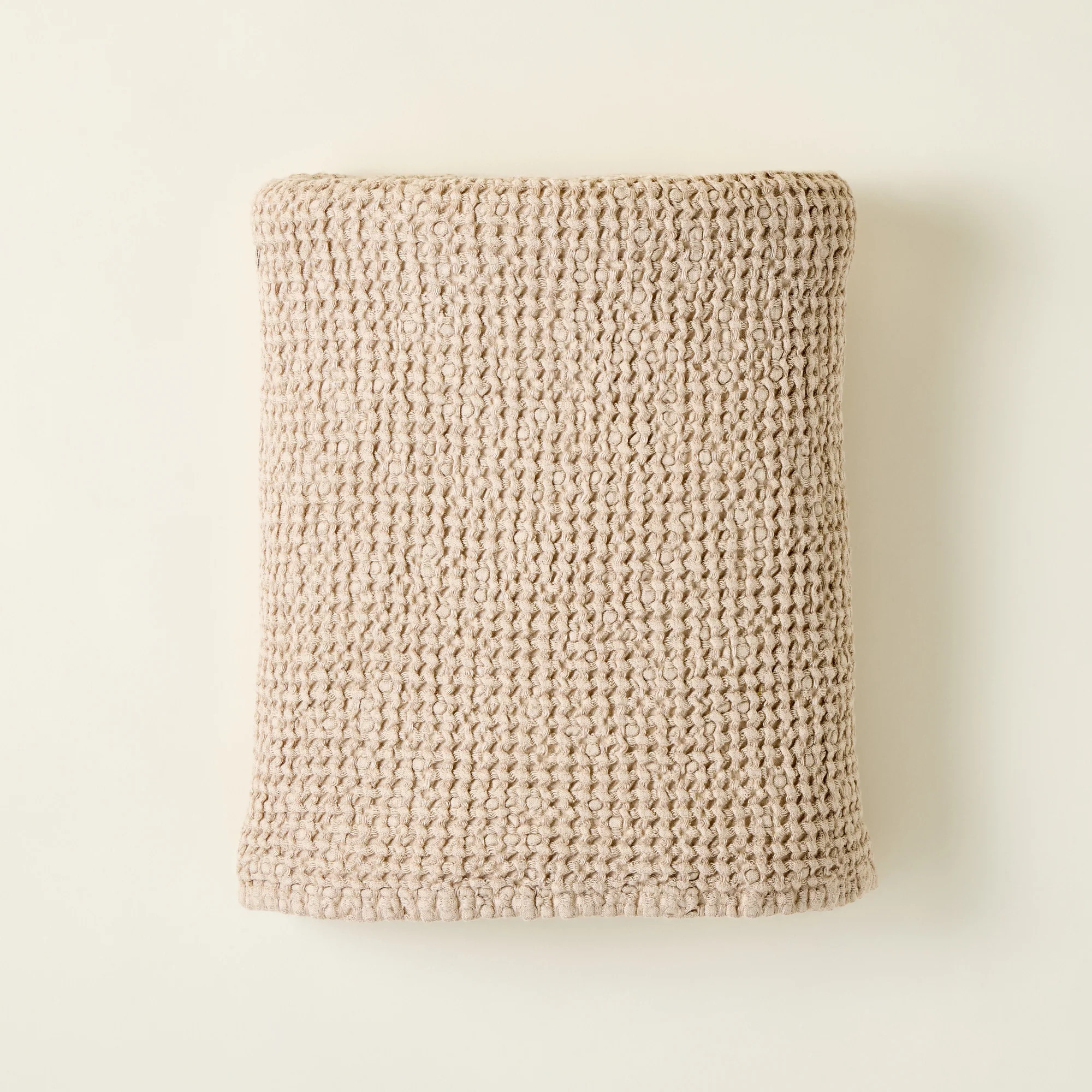 Linen Waffle Throw Blanket | Kate Marker Home