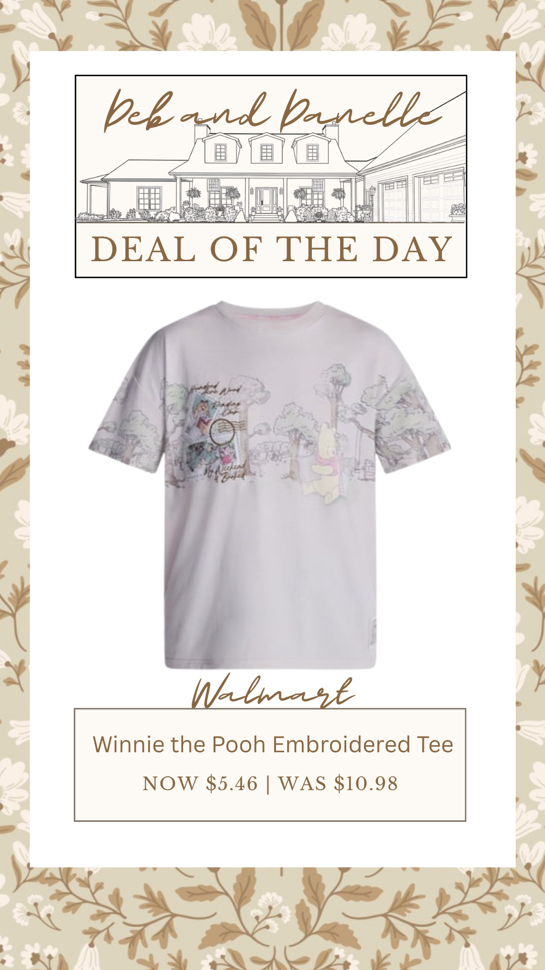 I love the woodsy feel of this Winnie the Pooh embroidered graphic tee from Walmart.  

 #LTKSeasonal #LTKSaleAlert #LTKMidsize