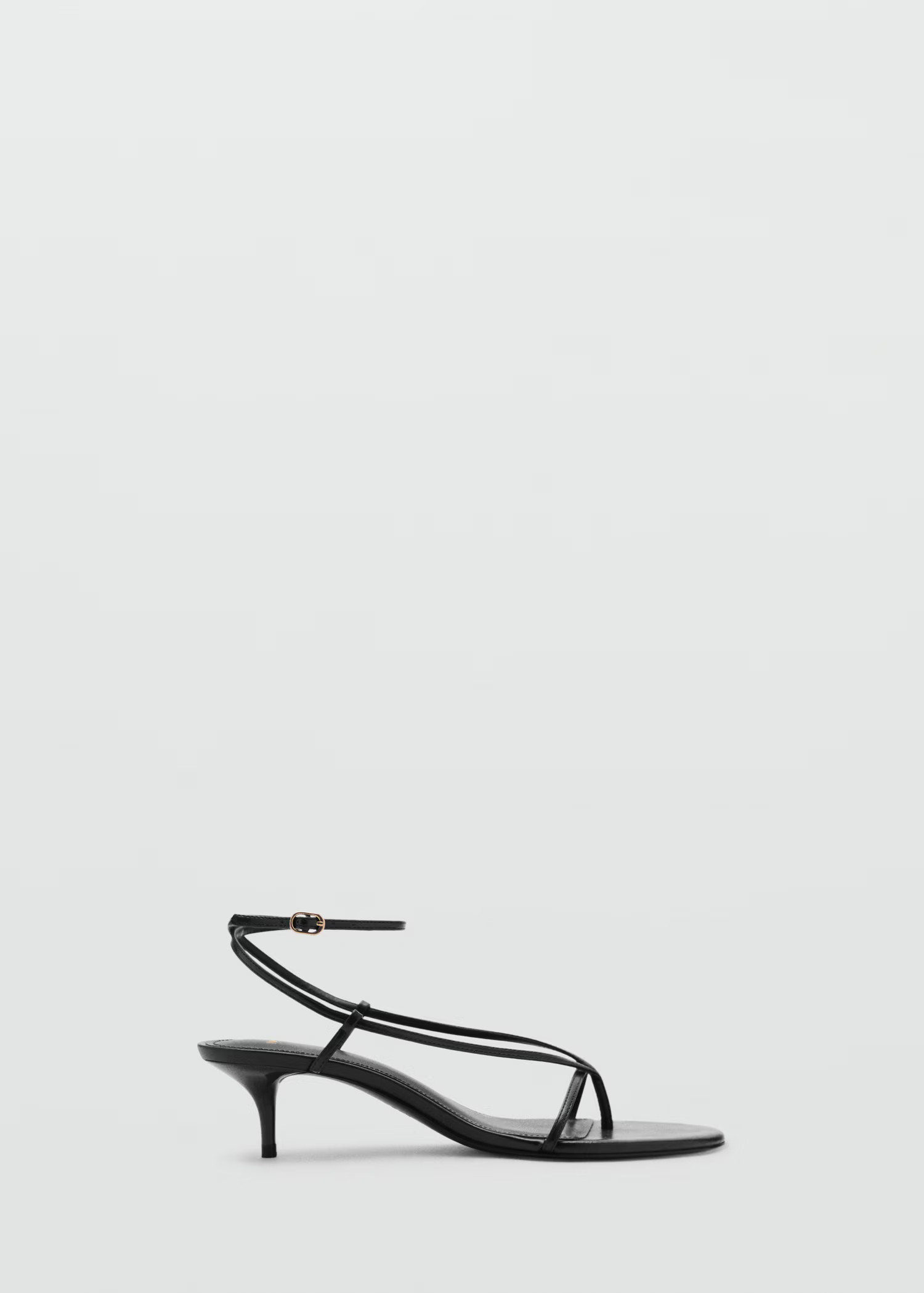 Heeled sandals with thin strap - Women | MANGO United Kingdom | MANGO (UK)
