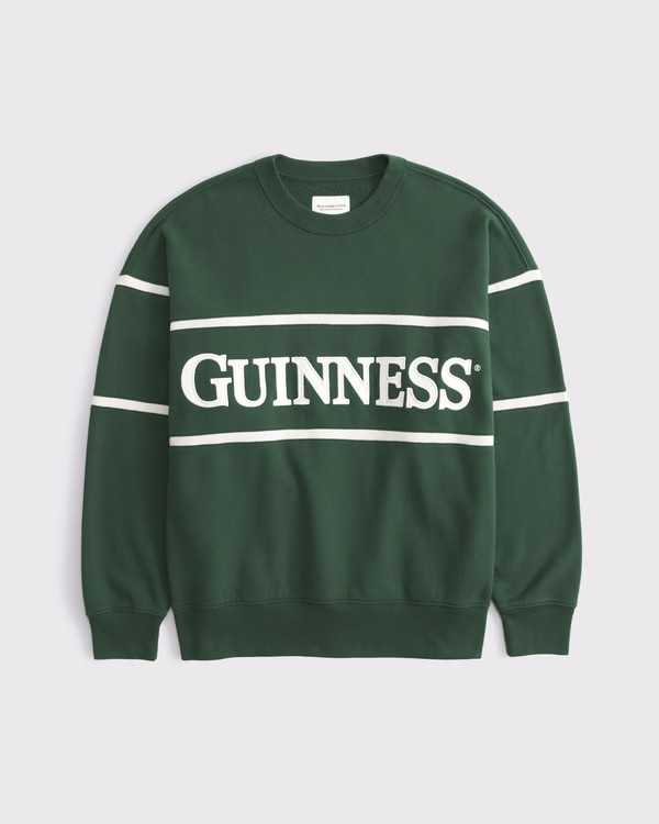 Women's Guinness Graphic Vintage Sunday Crew | Women's Tops | Abercrombie.com | Abercrombie & Fitch (US)