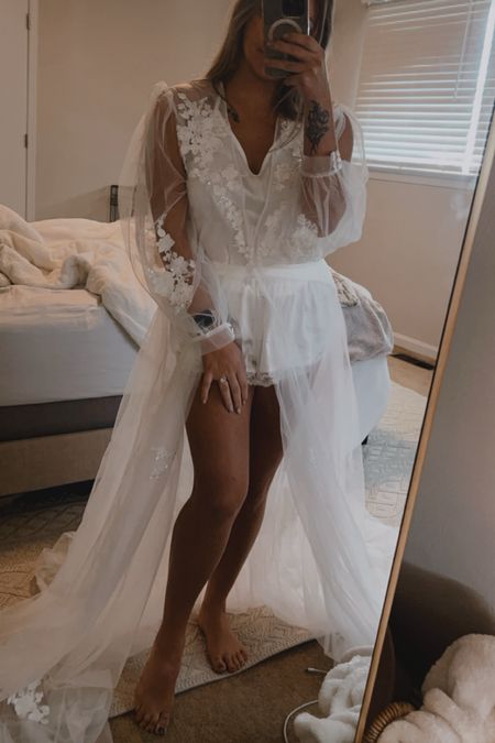 Bridal robe for getting ready in!


#LTKbeauty #LTKwedding #LTKstyletip