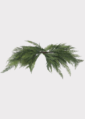 Fake Cedar Mantle Swag Garland - 48" | Afloral