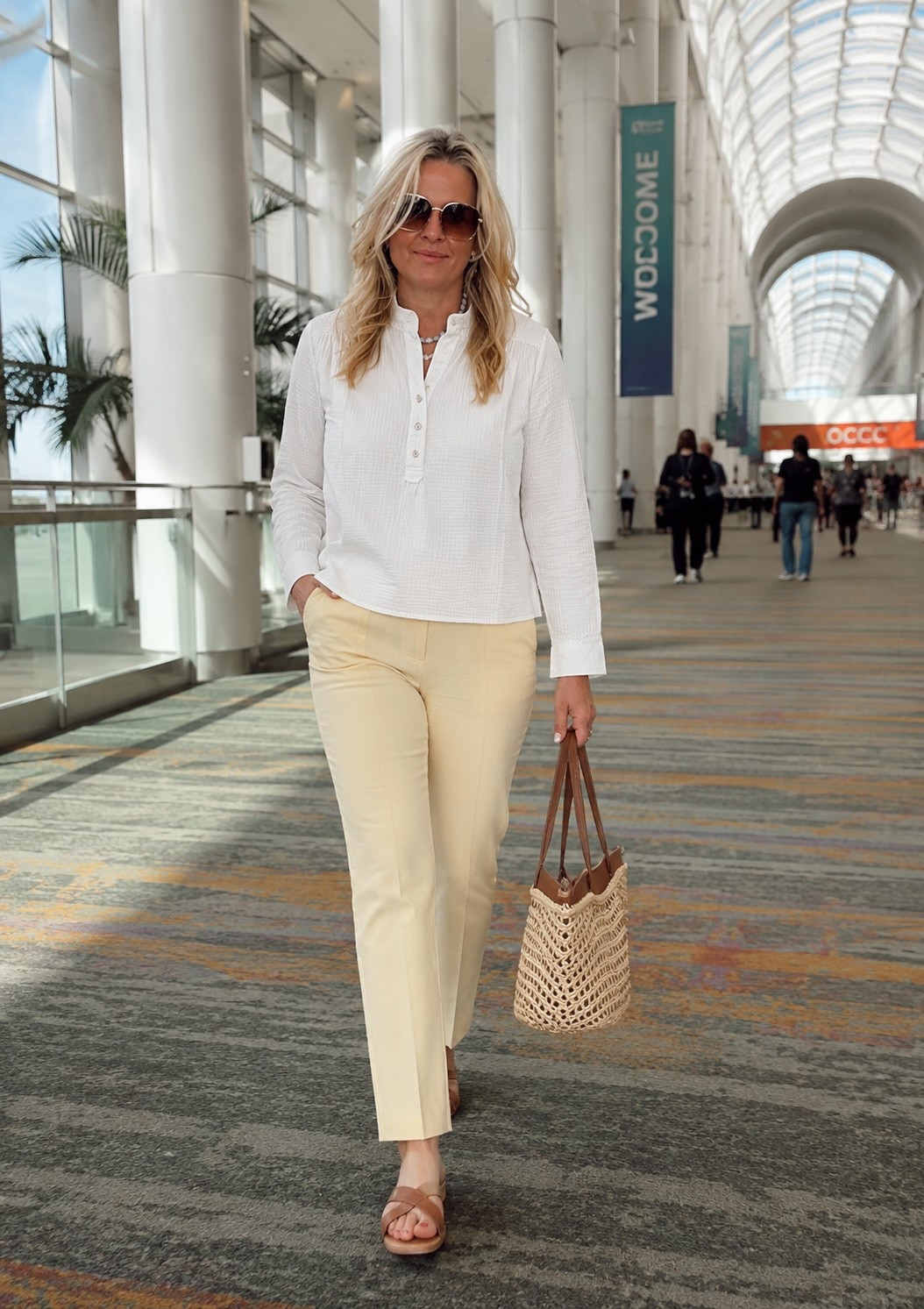✨Tap the bell, save and ❤️ for over 40 fashion, midlife style, midsize fashion and luxury looks for less. 

What o wore to Boys National Volleyball Tournament Day #1. Linen pants and gauze top love the comfort and feeling polished! Both on sale! 

⬇️Sizing information:
Top medium (size down if in between 
 sizes.)   
Pants large (size up if in between sizes.) 

👑 Helping you look good, feel good.-Lindsey Denver   Check back daily for belly-friendly style, confidence, and Outfit Physics™.

#LTKOver40 #LTKMidsize #LTKPlusSize

Comment SHOP below to receive a DM with the link to this post on my LTK ⬇ https://liketk.it/6hP2m