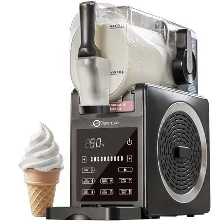 Astralship Slushie Machine with Soft Serve Ice Cream Mode, 200W Slushy Maker for Home Frozen Drink Maker with 7 Presets, Auto Rinse, Low-Sugar & Alcohol Alerts – for Slush, Milkshakes, Margaritas | Walmart (US)