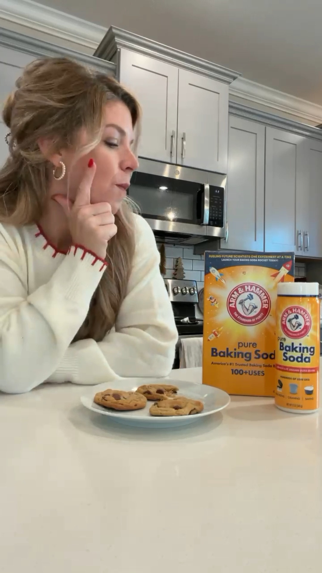 Unpopular opinion: Baking soda is the most hardworking thing in my house during the holidays. #armandhammerpartner One minute it's in cookies,the next minute it's saving my drains, my shoes, and my sanity.  If multitasking were a product, this would be it. Holiday magic... but make it practical. You can shop Arm & Hammer Baking Soda at Walmart! @armandhammer #ad