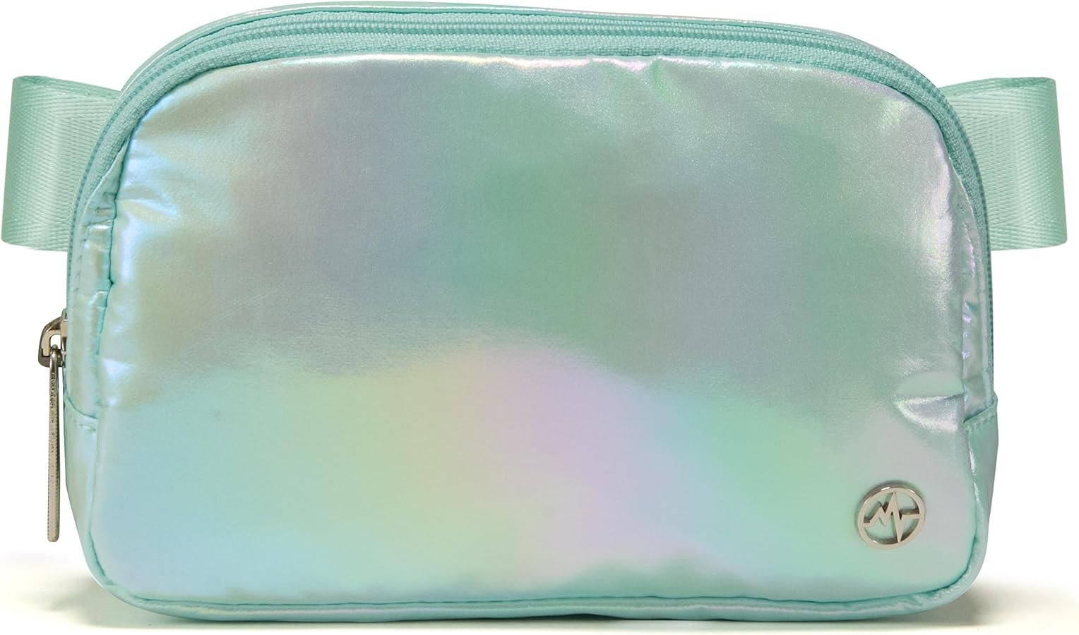 Pander Everywhere Crossbody Bag Iridescent Polyester Sling Belt Bag with Adjustable Strap | Amazon (US)