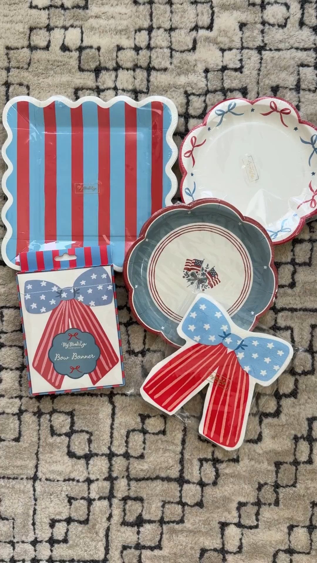 Patriotic paper plates and napkins perfect for hosting this summer! Great for a Fourth of July party or gathering.

#LTKHome #LTKSeasonal
