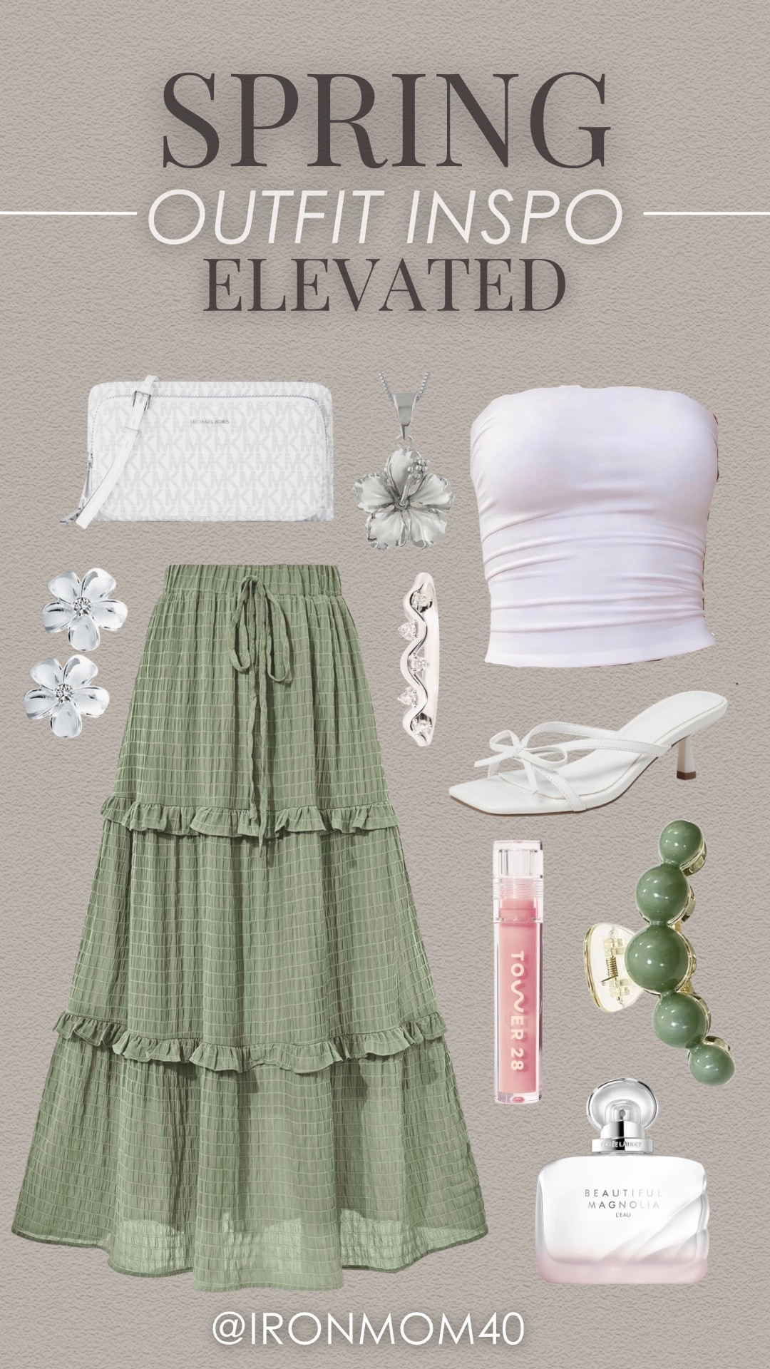 Elevate your spring outfit with this chic skirt and matching accessories. Perfect for most occasions! 

#LTKootd #LTKSeasonal #LTKMidsize