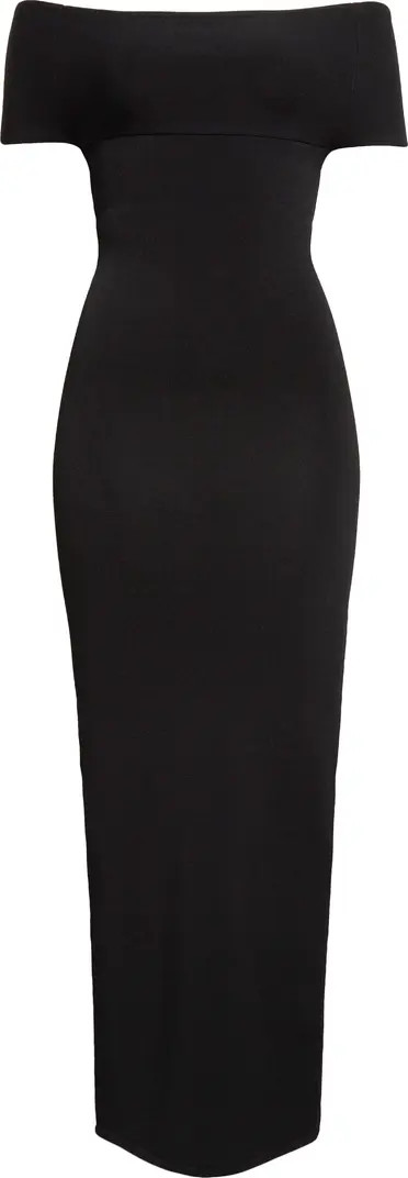 Totême Off the Shoulder Knit Body-Con Dress | Nordstrom | Nordstrom