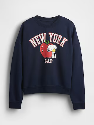 Peanuts Oversized Gap Logo Sweatshirt | Gap Factory