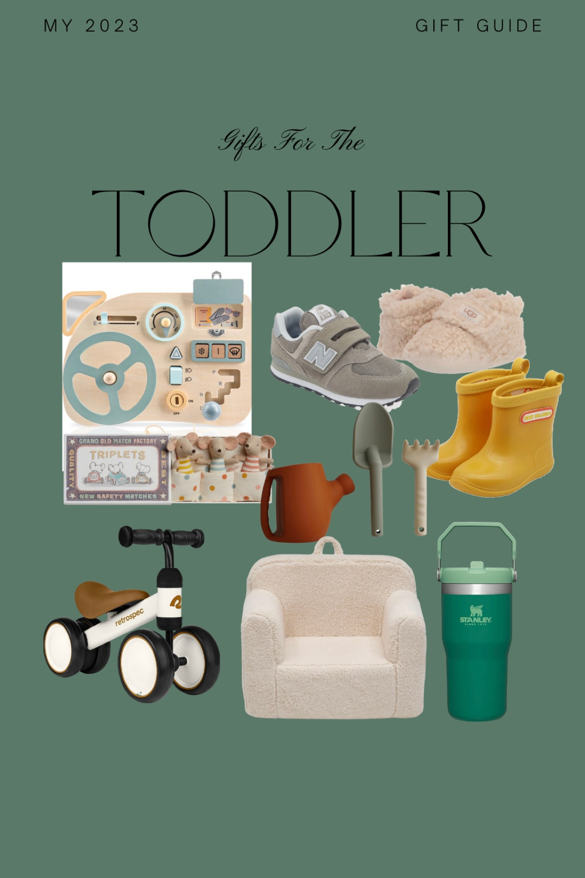 For the Toddler, Saylor’s picks — some shoes we use on the daily, a cozy reading chair, and spill proof straw lid Stanley! Fun, Montessori toys, and a training bike! 🎁✨

#LTKHoliday #LTKkids #LTKGiftGuide