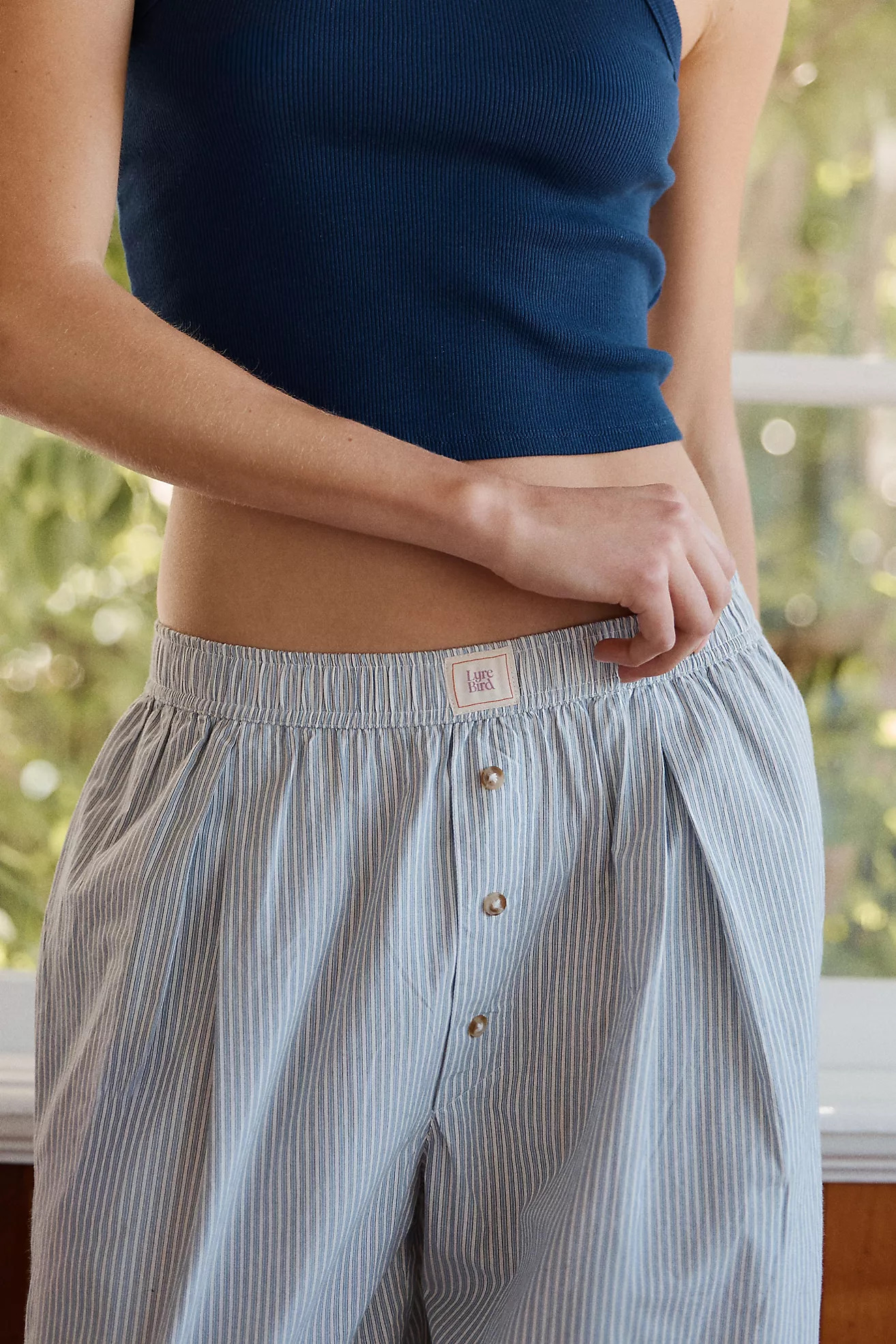 LyreBird Wide-Leg Pleated Boxer Pants | Anthropologie (US)