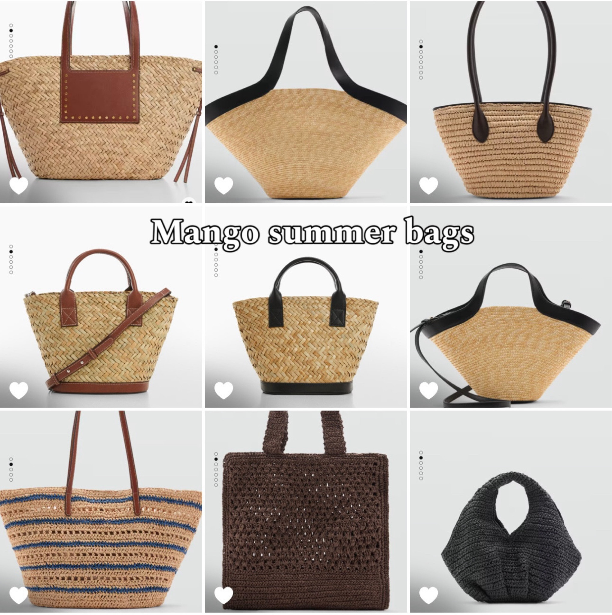A few of my favourite summer bags from Mango! They are all so chic and designer inspired, I loveee them 🤍🤎

Summer bag, designer inspired bag, beach bag, basket bag, Mango bag

#LTKstyletip #LTKeurope #LTKbag