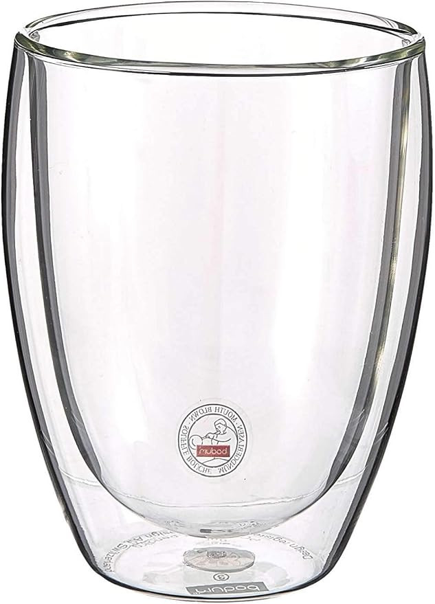 Bodum 12oz Pavina Double Wall High-Heat Borosilicate Glass, Set of 2, Clear | Amazon (US)