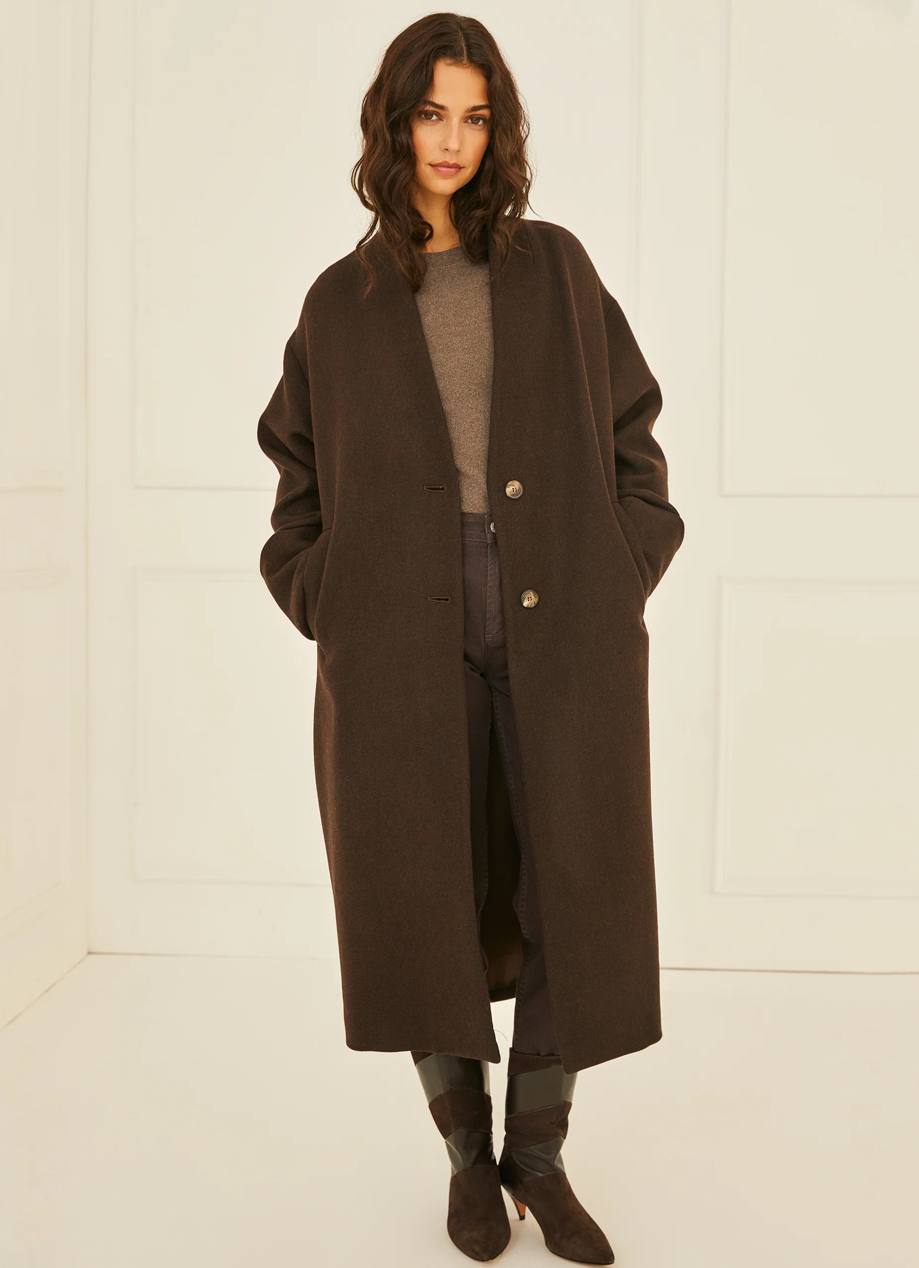Oversized Coat | Something Navy
