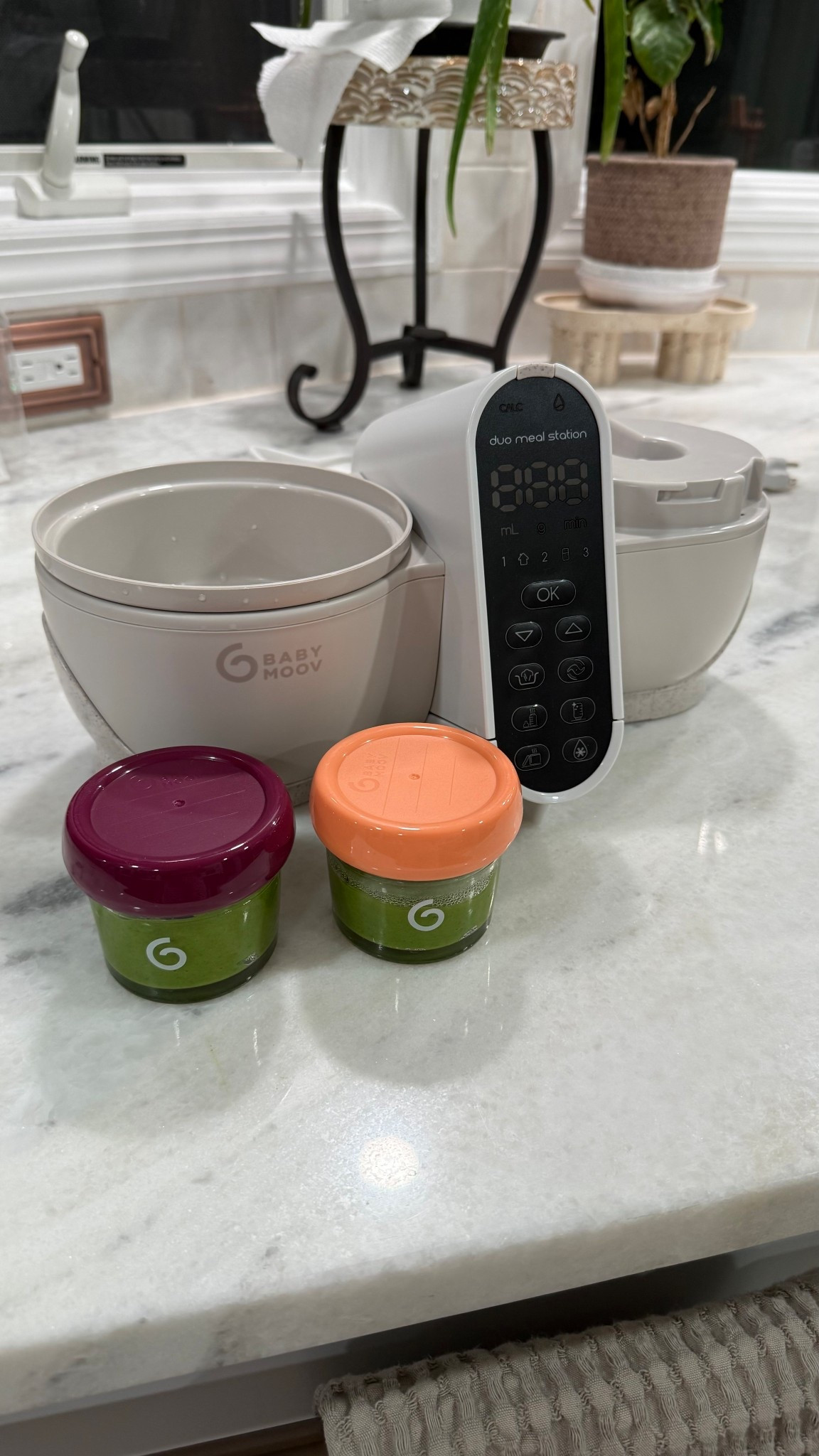 Baby meal station for our 5 month old. We love this dual meal station and glass jars for storing

#LTKBaby #LTKmomlife #LTKdayinmylife