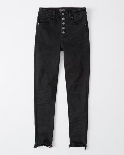 High Rise Super Skinny Ankle Jeans | Abercrombie & Fitch (US)