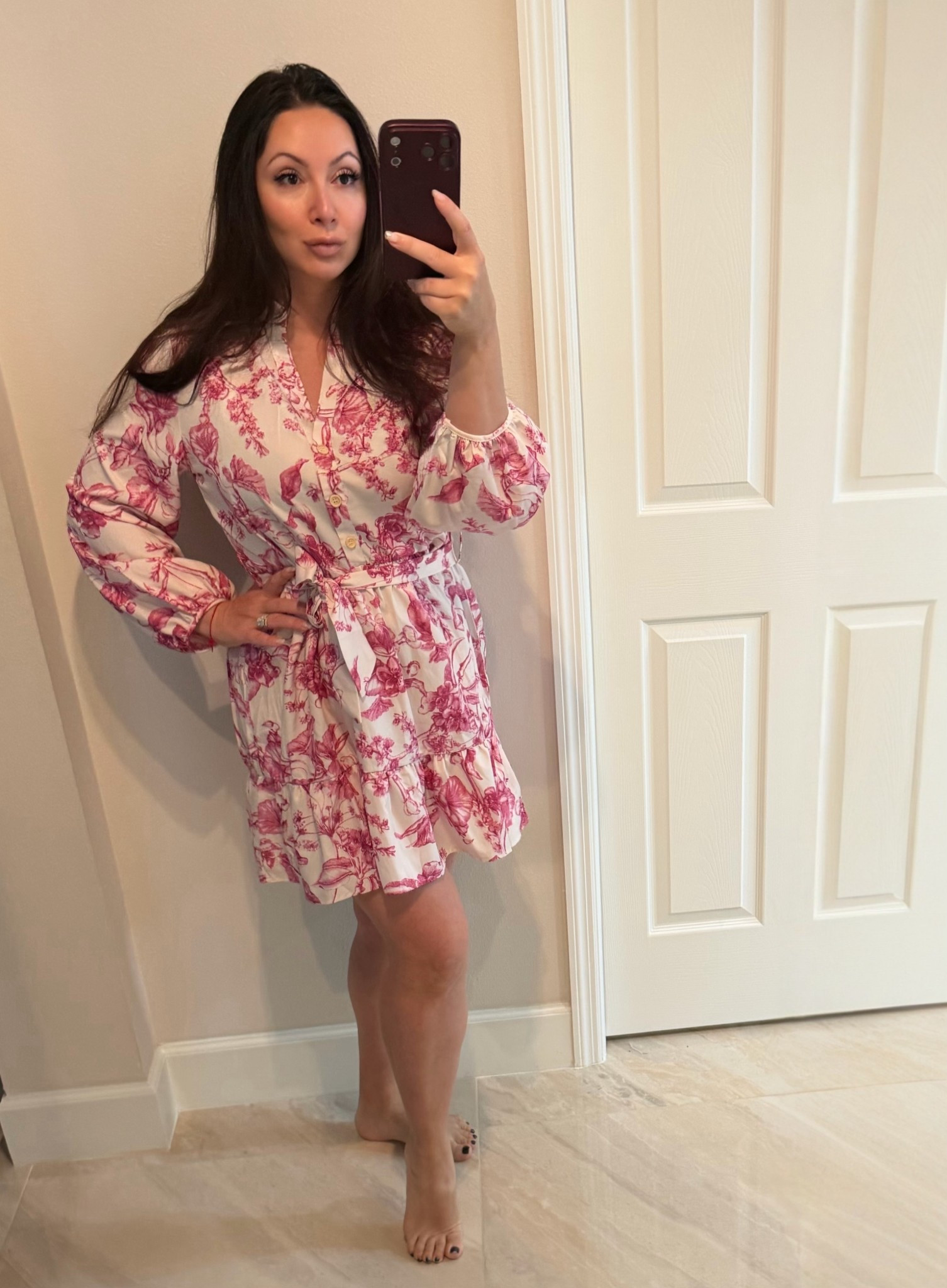It might be cold and snowy today but guess what season is next? This dress will be perfect for spring and summer! Light and girly with a designer looking print! 


#LTKmomlife #LTKMidsize #LTKdayinmylife