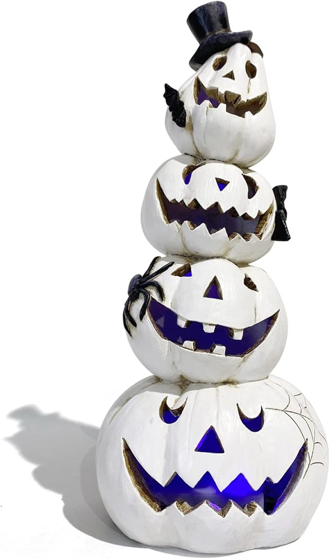 Hodao Halloween Pumpkin Decorations Indoor Halloween Decorations Clearance for Table/Halloween/Wi... | Amazon (US)