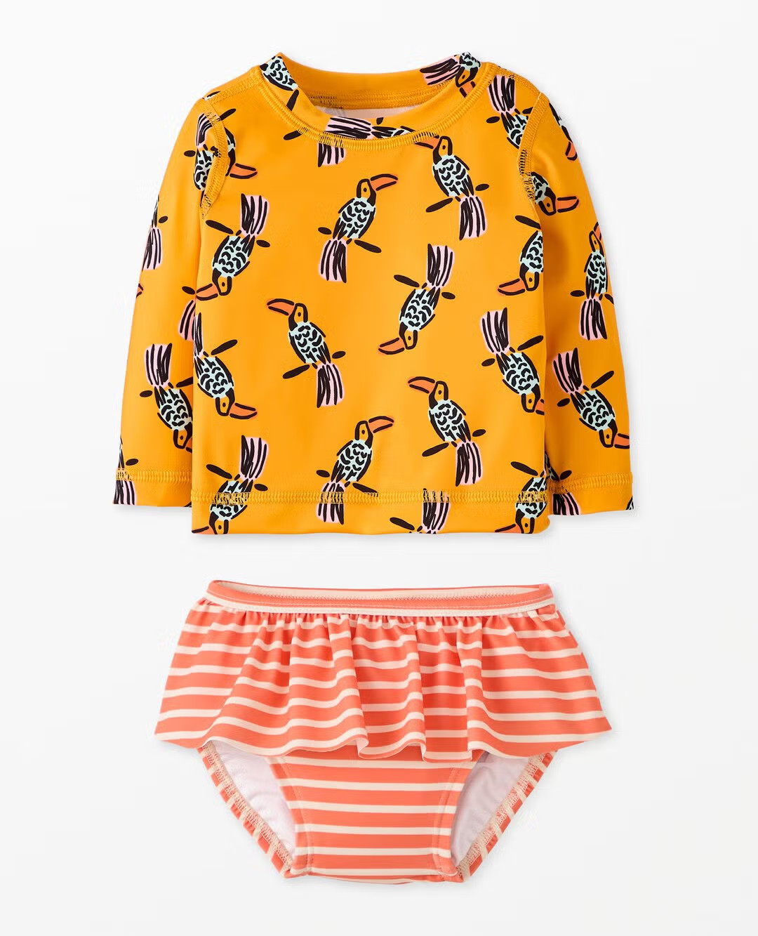 Baby Rashguard & Skirted Bikini Bottom Set | Hanna Andersson