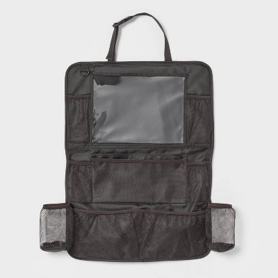 Large Seat Back Organizer Black No Edge Binding - Brightroom™: Automotive Backseat Car Organize... | Target