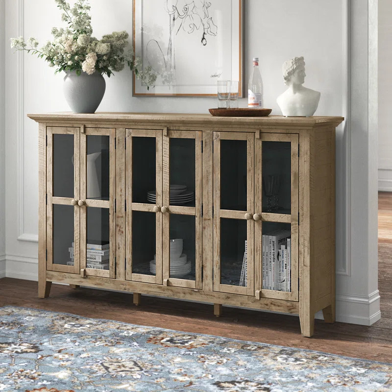 Claire 70" Wide Acacia Wood Sideboard | Wayfair North America