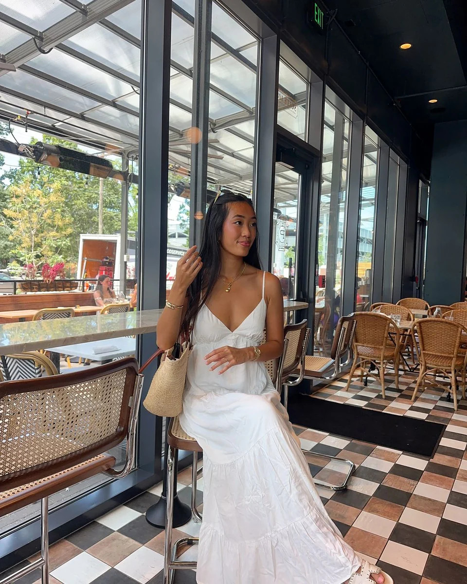 Freya White Maxi Dress | 12th Tribe