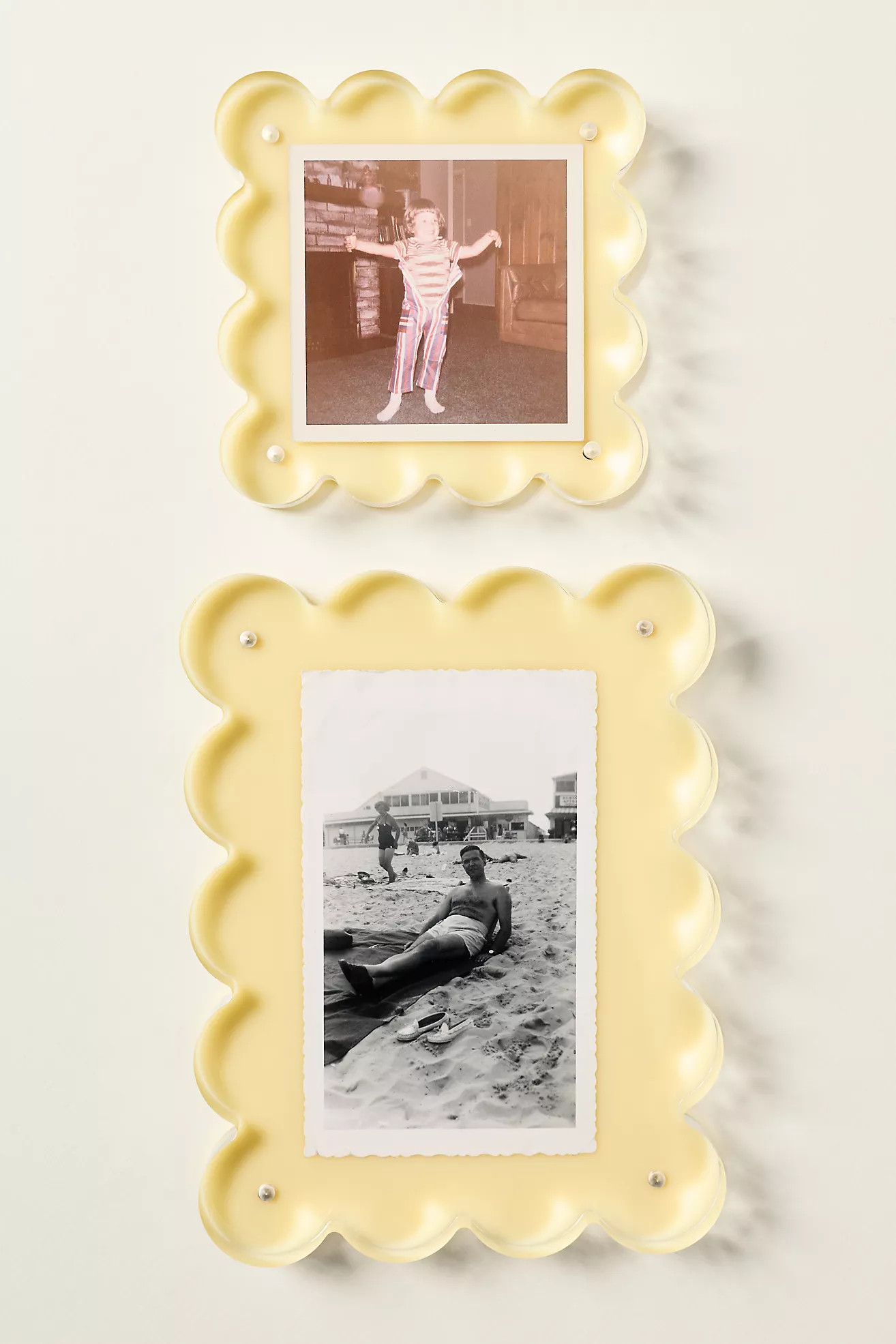 Acrylic Scalloped Picture Frame | Anthropologie (US)