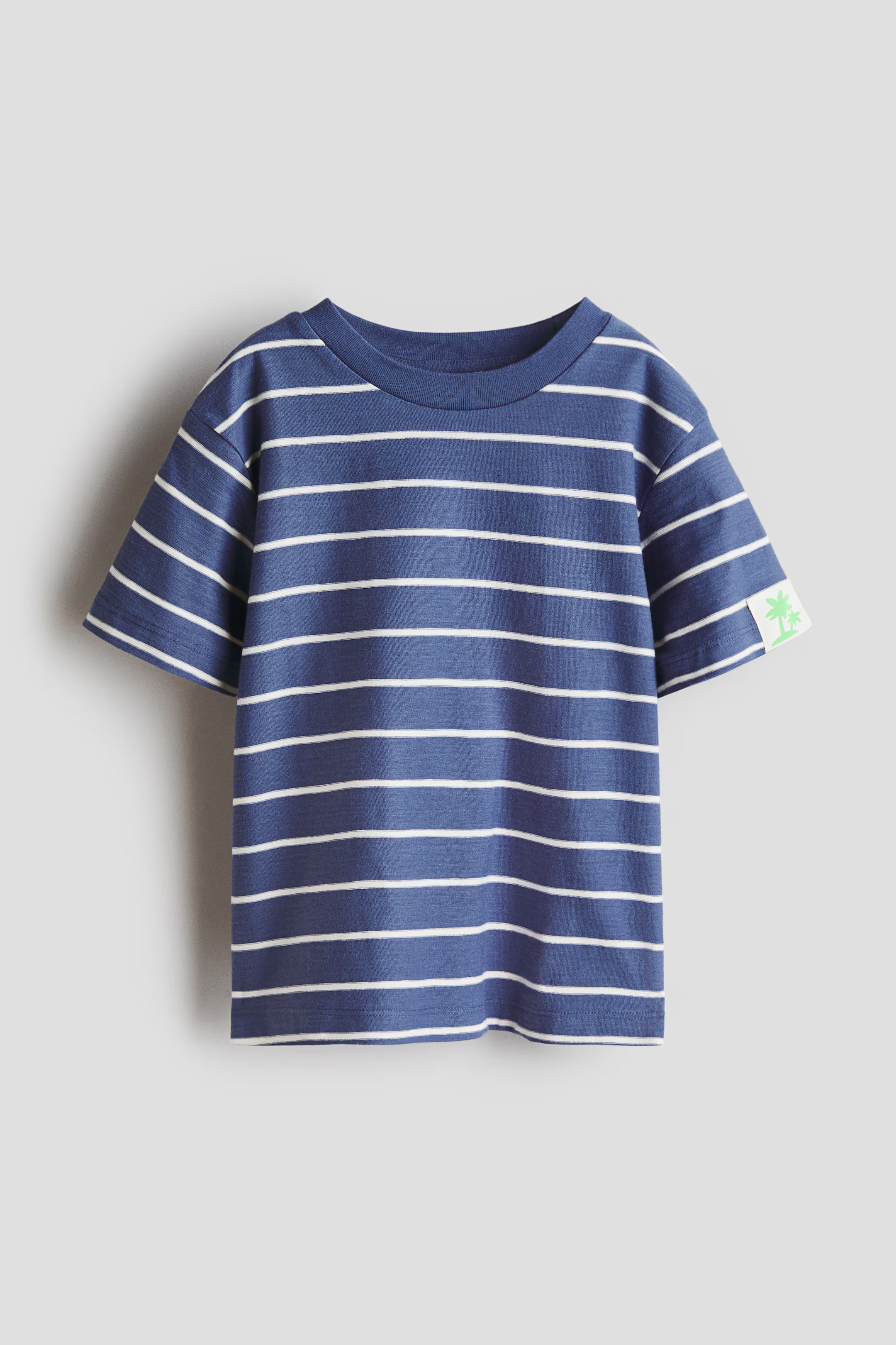 Cotton T-Shirt - Blue/striped - Kids | H&M US | H&M (US + CA)