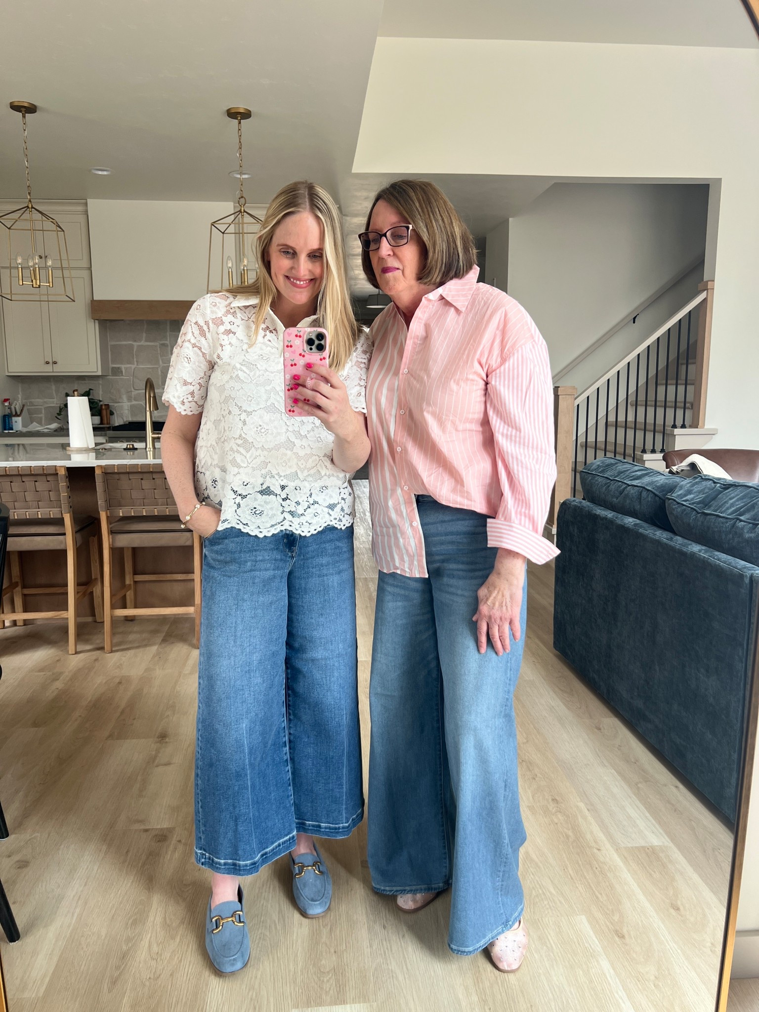 30% off with code: TRACYB30 

We are in large tops (fits TTS) and TTS denim - both in size 31 

#LTKStyleTip #LTKOver40 #LTKMidsize