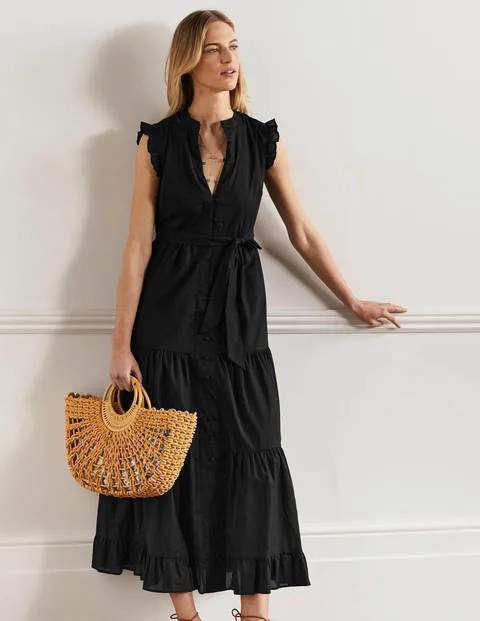 Tiered Ruffle Maxi Dress | Boden (UK & IE)