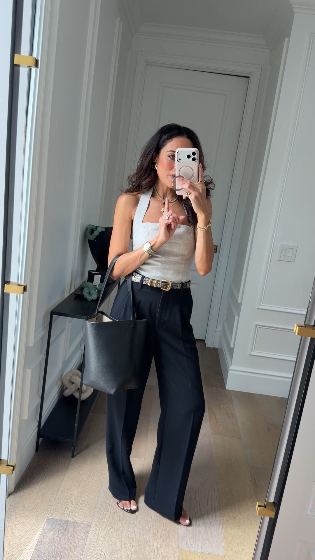 The spring to summer classic essentials to add to your closet! 
Top XS
Pants 2 Long 

#LTKstorytime #LTKSeasonal #LTKOver40