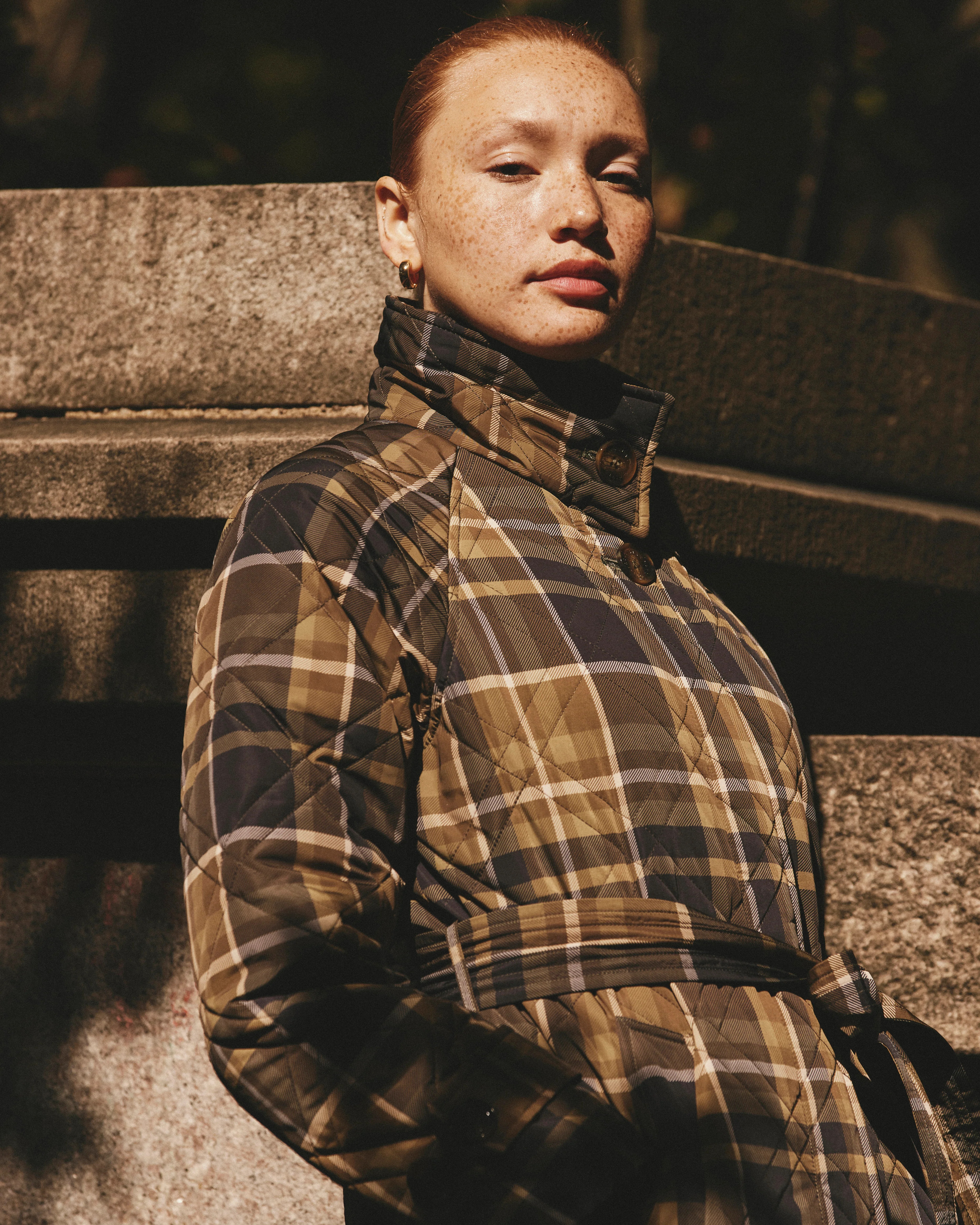 Nehra Quilted Coat - Scottish Breakfast Plaid | Universal Standard