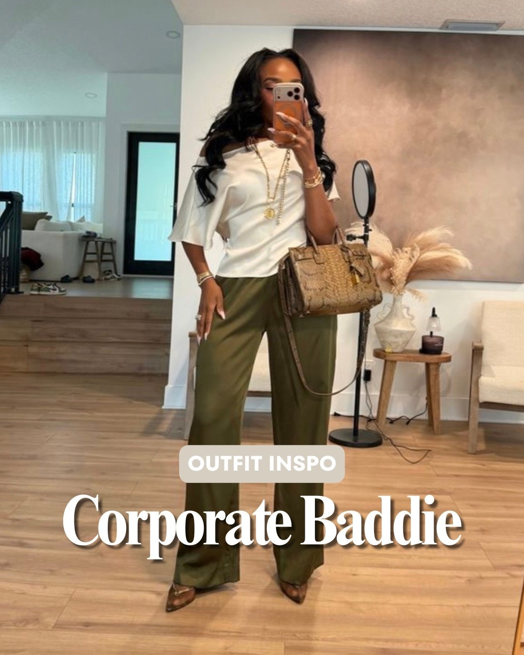CORPORATE BADDIE MODE 💼🤎

Proof workwear does NOT have to be boring. These olive trousers with a clean white top + statement accessories give polished, expensive-looking energy while still being easy enough for the office.

corporate baddie outfit, chic workwear women, office outfit inspiration, olive green trousers, business casual outfit, elevated workwear, work outfit women, stylish office outfit, neutral workwear, fall office style, petite workwear, professional outfit ideas

Wearing: Size Small | 5’4” | 140 lbs | 34D-27-40

📲 Download the FREE LTK app & follow me (@kirasfashionfinds) to shop the look.

#LTKPetite #LTKWorkwear
