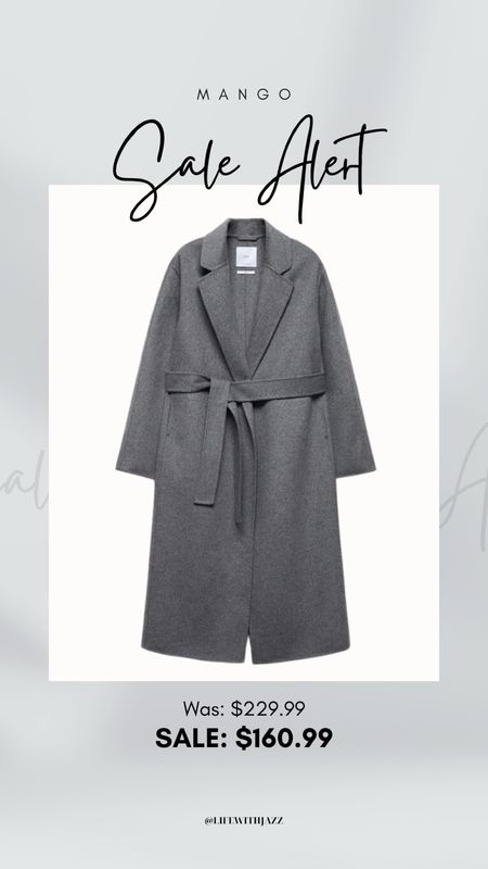 Take 30% off at MANGO using the code: MANGO30 

• this is the gray version of my favorite camel coat that is on sale for under $200! 

Coat / fall coat / fall style / winter / sale 

#LTKSeasonal #LTKsalealert