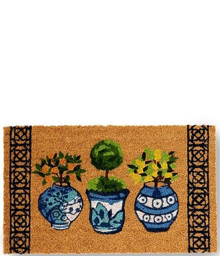 Summer Shop Collection Topiary Door Mat | Dillard's