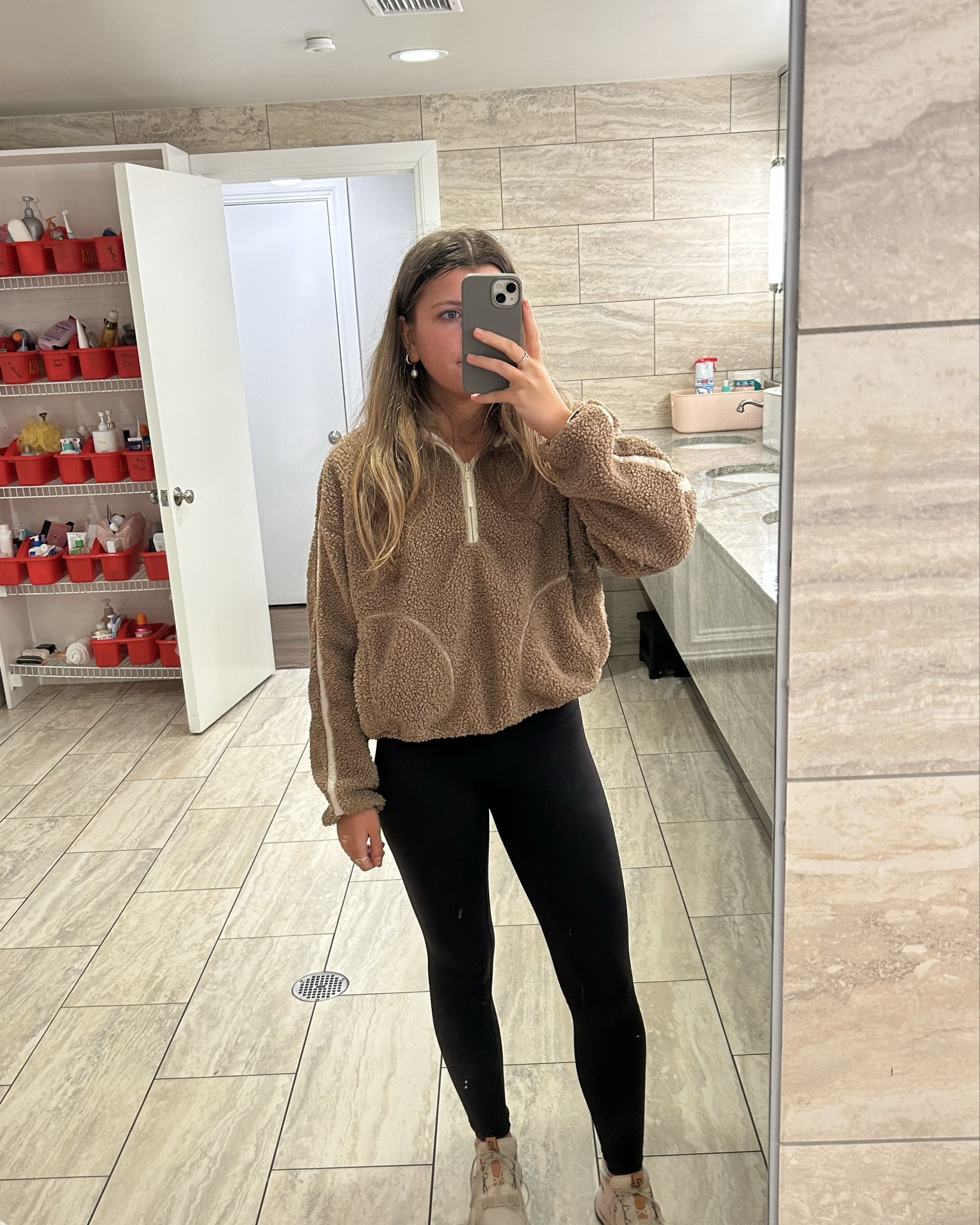 Casual winter outfit! Fleece is under $30 from Old Navy and looks so similar to free people!

#LTKSeasonal #LTKActive #LTKootd