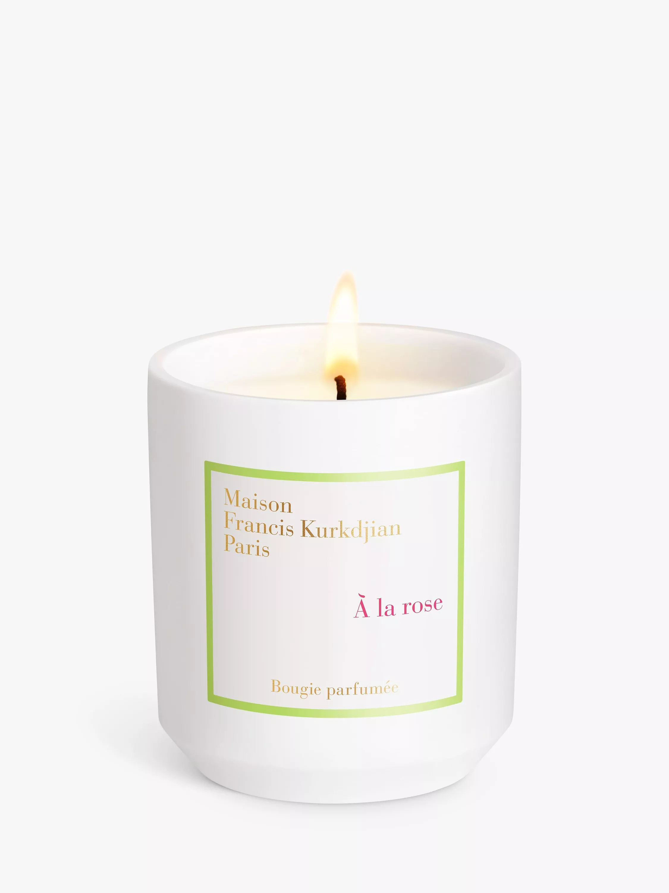 Maison Francis Kurkdjian À La Rose Scented Candle, 280g | John Lewis (UK)