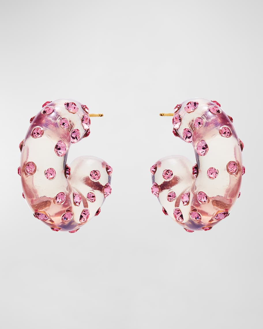 Crystal Puff Earrings | Neiman Marcus
