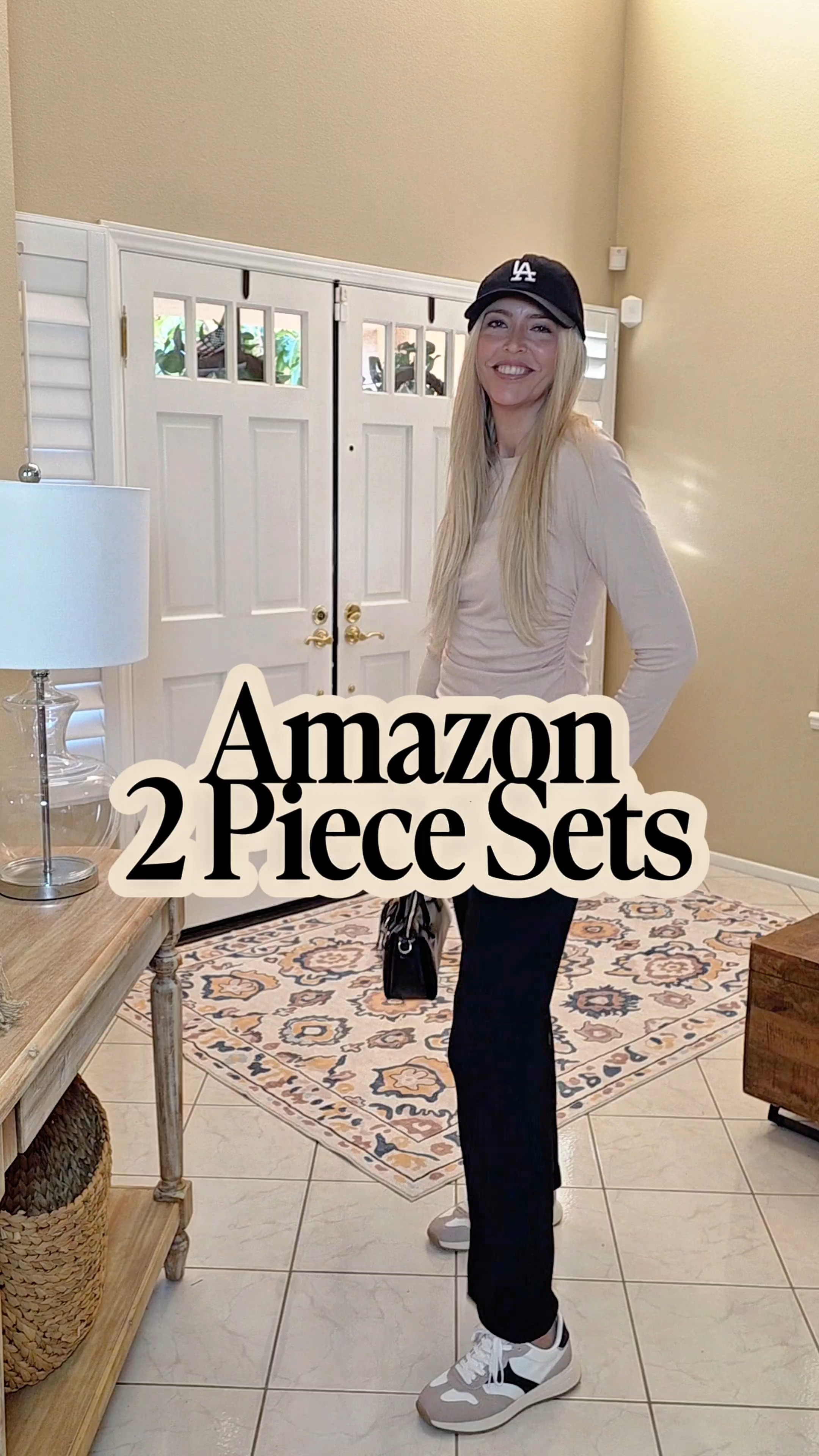 I'm always a sucker for a good two-piece set! And Amazon has the best one! I'm in my true size small and for size reference I'm 5'11 145lbs

#LTKootd #LTKOver40 #LTKmomlife