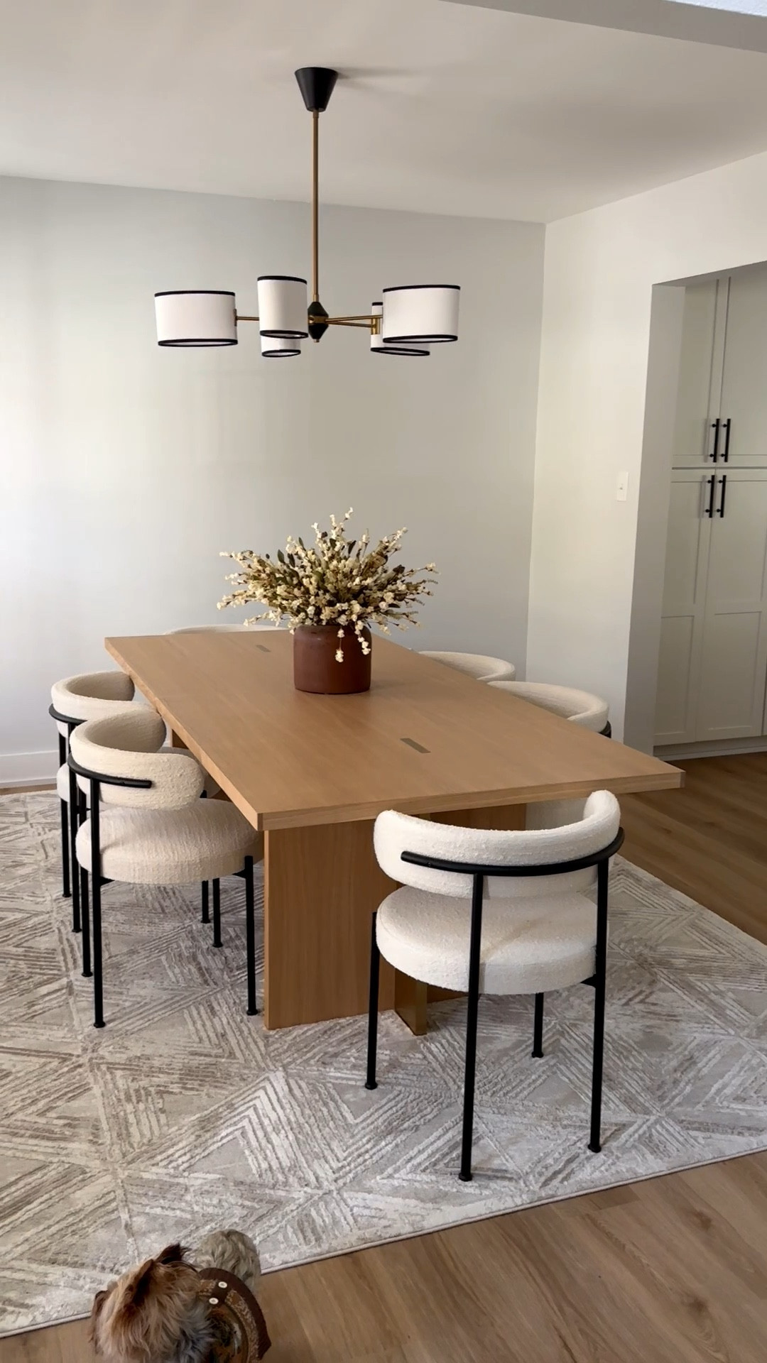 Almost all of these items are on sale in my dining room! The chandelier is in MAJOR sale and I’ve never seen the price so low!

Bazaar Zen Cream 8 ft. x 10 ft. Abstract Area Rug

Soho Home Dawnbarn Chandelier 

Crate & Barrel Paradox dining table (sold out) linking similar 

CB2 INESSE BOUCLE IVORY DINING CHAIR. Linking similar chairs from Amazon for a more affordable option 

Also linked the chair covers that we use for holidays and gatherings 

Neutral home, modern decor, modern dining room, dining room furniture, dining room chairs, dining chairs, dining table, 

#LTKHome #LTKSeasonal #LTKSaleAlert